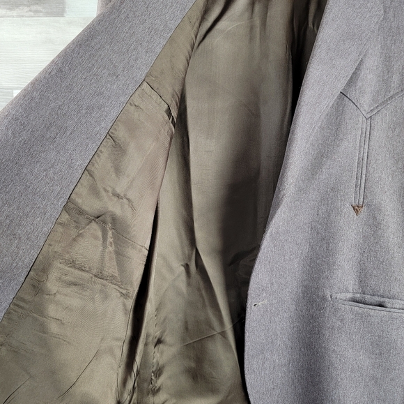 Vintage Circle S Western Sport Coat Mens 42R USA Made - Picture 7 of 15